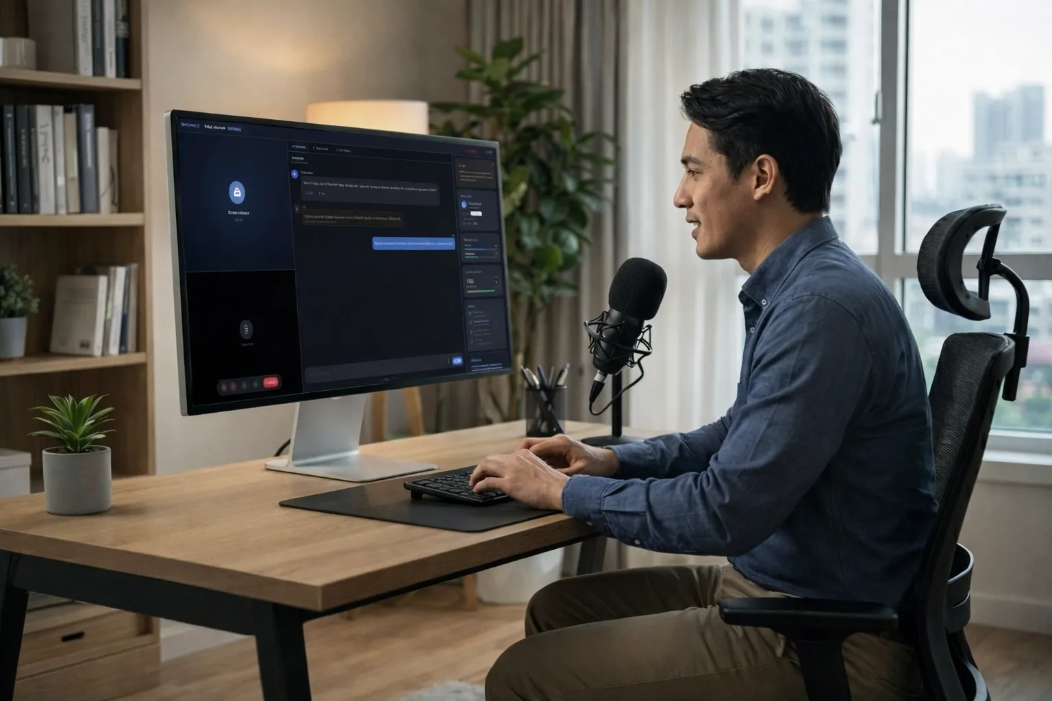 Real Interview Simulation Interface